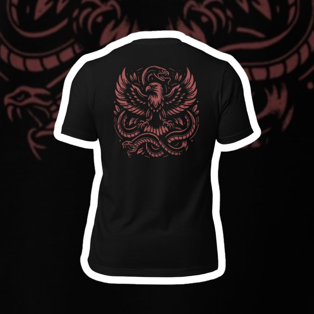 Top Evolve Eagle and Snake Gym T-shirt